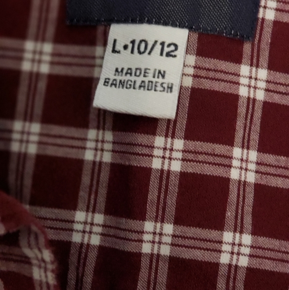 T shirt  children place square red and white - Picture 2 of 3